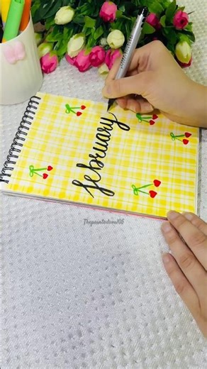 DIY frontpage design for projects💝🎀#thepaintedsoul05 #art #shorts #calligraphy #youtube #ytshorts