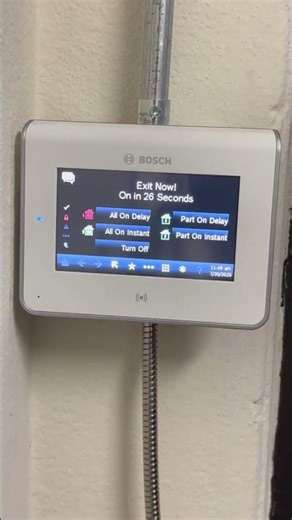 How to Arm a Bosch Alarm System on a B942 Keypad