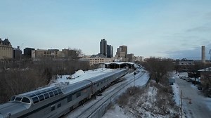 Via Rail Canadian Arriving Into Winnipeg Stock Footage Video (100% Royalty-free) 3699847113 | Shutterstock