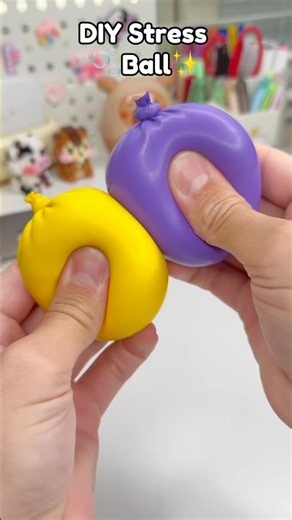 🫧DIY Viral Stress Ball Tutorial💦!? #diycrafts #diy #crafts #diysquishy #squishy
