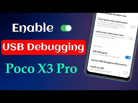 How to Enable Usb Debugging in Xiaomi Poco X3 Pro | Poco X3 Pro Usb Debugging Settings