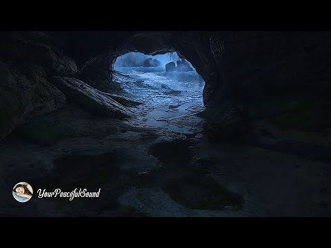 Ocean Cave Ambience | Water Drops, Water Stream and Ocean Sounds for Relaxation or Sleeping