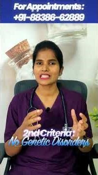 Who can be a Sperm Donor ?? | விந்து தானம் யாரெல்லாம் செய்யலாம் தெரியுமா ? #shorts -Dr.S.Aswini BHMS