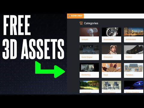 The Best Completely FREE 3D Asset Library