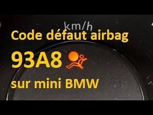Code défaut airbag volant 93A8 sur Mini BMW one cooper paceman countryman. Problème résolu!