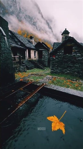 POV: You found a cottage in a rainy fairytale... ⛈️🏡✨