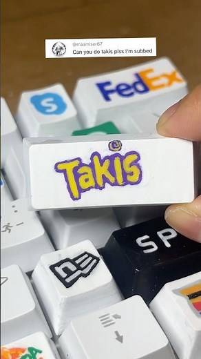 Drawing Takis logo on the keyboard #drawing #art