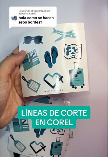 Líneas de Corte en Corel Draw: Tutorial para Stickers