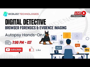 🔴 Digital Forensics Live Training | Browser Forensics & Autopsy Hands-On Demo | Evidence Imaging