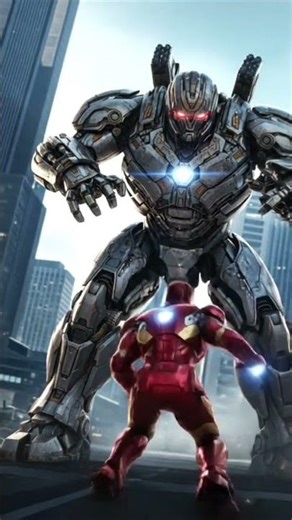 #DreamScreenAI : Iron Man vs Army of Killer Robots! 🤖🔥 | Epic Battle Scene #marvel #marvelmovies