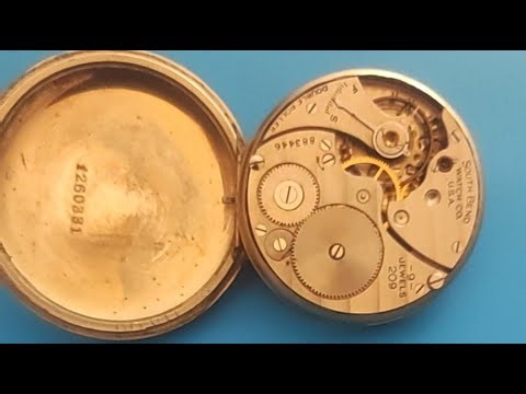 RARE South Bend Pocket Watch Restoration: Bringing History Back to Life!