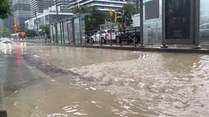 33K views · 331 reactions | Even superstars aren't immune to nature's wrath as Drake found out on July 16 when an unstoppable torrent pushed through his luxurious home. Footage posted from the rapper showed what he dealt with. | The Weather Network | Facebook