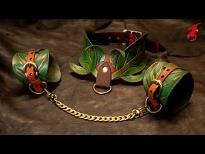 ~SPICY~ Leaf Collar & Cuffs | Leather Tutorial