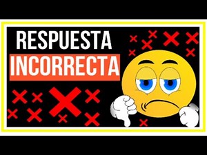 Sonido Respuesta incorrecta