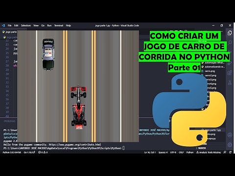 COMO CRIAR JOGOS DE CARROS DE CORRIDAS NO PYTHON #Parte1