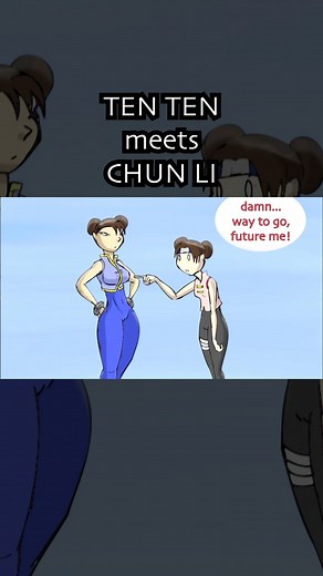 dhim (nutsvsguts) on Instagram: "Naruto and Street Fighter have a lot in common! A character named Sakura ( Kasugano / Haruno ) with a rival named Karin ( Kanzuki / Uzumaki )...A ninja named Guy / Gai... Heck, the Sakuras' names are only one kanji off from each other: 「春日野さくら」 vs 「春野さくら」 And ten there's Ten Ten and Chun Li 春麗... Coincidence??? #naruto #streetfighter #anime #chunli #tenten #sf6"