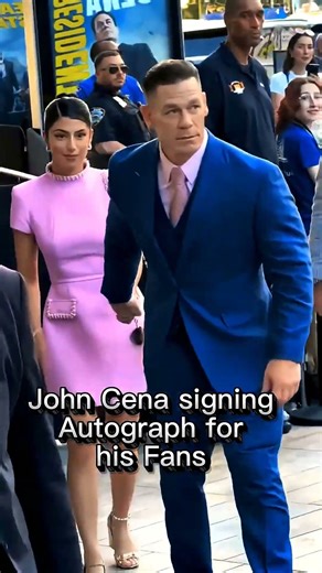 John Cena signing Autographs for his fans#youtubeshorts #johncena #shorts #shortsfeed #viral