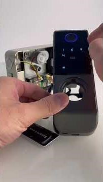 Fingerprint, Password, Card configurate operation video of Juheenda Smart Lock G23