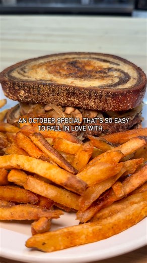 Grab it while you can! Grilled rye/pumpernickel with our special sauce sauerkraut, one smashed burger and one smashed bratwurst patty with melted swiss cheese served with fries and beer cheese sauce 🍻🧀 #graciesonwestmain #lancasterpa #lancaster #lancastercountypa #foodie #burger #pattymelt | Gracie's on West Main