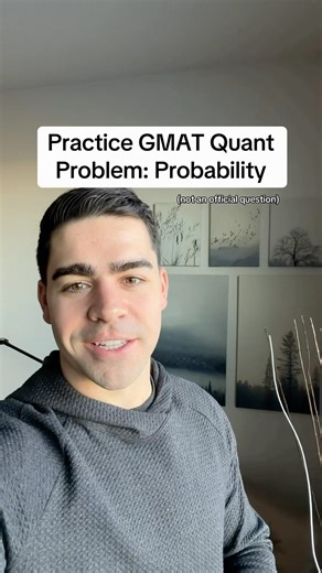 Probability for the GMAT Exam: practice problem. Probability without replacement #gmatprep #gmat