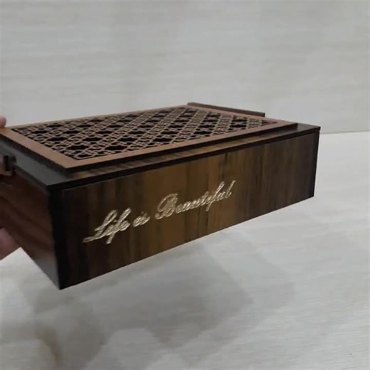 Wooden Gift Box Svg Dxf Ai, 3mm, 1/8 Inch Gift Box Cut File, Jewelry Box Template - Etsy