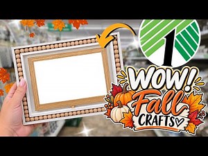 Wow! 🍂 These Dollar Tree DIY Crafts are GORGEOUS! Fall Crafts