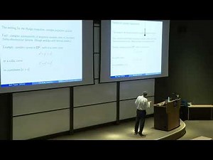 Burt Totaro, The Hodge Conjecture: geometry and analysis