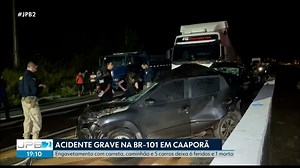 Acidente grave na BR-101