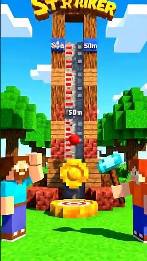 jj and rumi, The Blocks 100 m | jj and mikey #shorts #minecraft