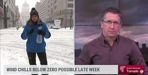 17K views · 181 reactions | Science experiment time! While covering Winter Storm #Landon in Indianapolis, Stephanie Abrams demonstrates how the liquid to snow ratio works: | The Weather Channel | Facebook