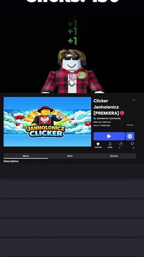 Clicker Janholonicz, pierwsza taka gra w Polsce. #shorts