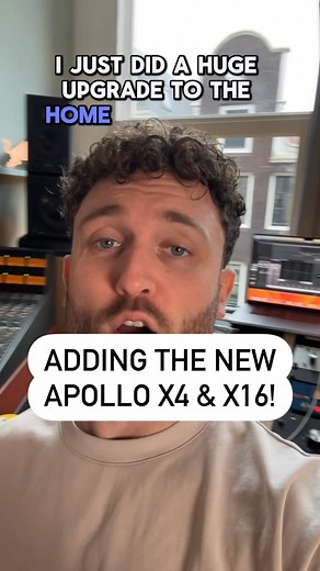 Thomas Van Opstal on Instagram: "Upgrading my setup with the brand new Apollo X16 & X4 to get most out of my home studio setup. • Check out the new video on my YouTube channel to find out more about the 2nd generation of Apollo x interfaces!"