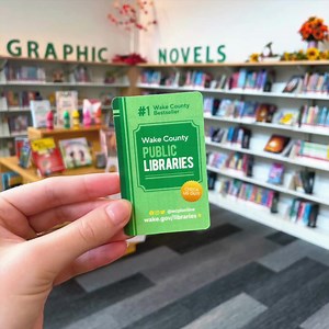 4.1K views · 121 reactions |  September is National Library Card Sign-Up Month! Celebrate by getting your hands on one of our brand-new, redesigned library cards. Available at all Wake County Public Libraries locations. Your next chapter starts here: wake.gov/Libraries | Wake County Public Libraries | Facebook