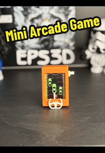 Mini Arcade Game 3D Print Using Bambulab A1