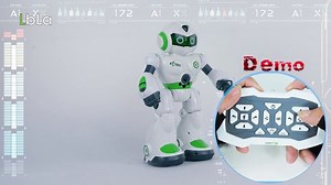 Watch LBLA Remote Control Robot, Smart Robotics for Kids with Gesture Sense, LED Eyes, Singing, Dancing... on Amazon Live