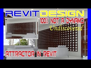 RD126. Attractor in Revit. 100% Not A Dynamo Undiscovered. Adaptive Screen Grid Pattern in Revit.