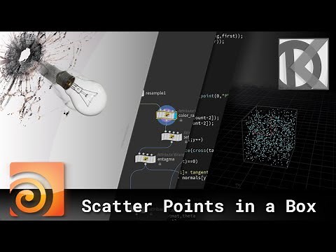 How to Scatter Points into a Box | Houdini Quicktips