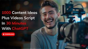 1000 Content Ideas   Videos Script in 30 Minutes With ChatGPT