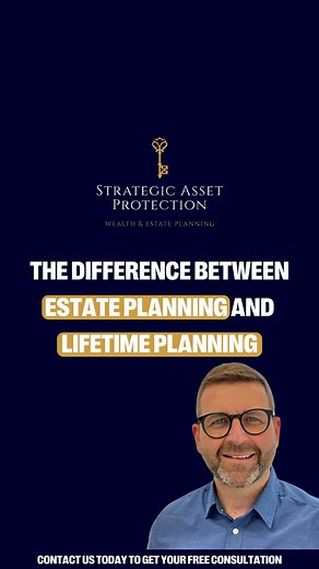 Understanding the difference between Estate Planning and Lifetime planning. Follow (me) @TheAssetProtectionGuy For More📚 This is just a quick overview, if You need further Information visit the link in my bio 🔗 - #estateplanning #estateplan #estateplanning101 #asset #assetprotection #trusts #will #willsI | The Asset Protection Guy