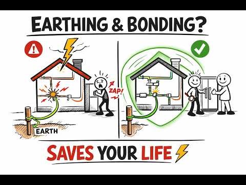 Earthing and bonding — the silent safety system protecting your home #ElectricalSafety #Earthing