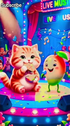 Cute Cat Loves Mango 🐱🥭 | Funny 3D Animation Short #trending #viral