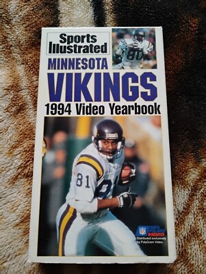 Sports Illustrated NFL Minnesota Vikings 1994 Video Yearbook (VHS) Promo F/S | eBay