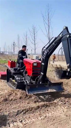 "Crawler rotary cultivator "Multifunctional crawler tractor "Excavator