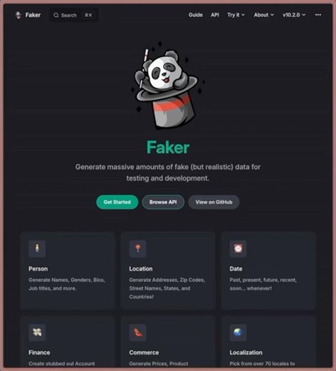 Faker | Fake Data Generator for Testing