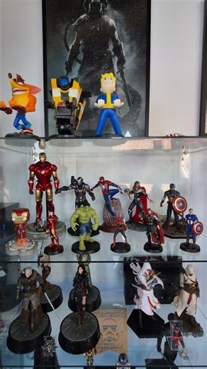 All Our Figure Collection so far | Heavy Duty Display Cabinet #collectibles #figures #displaycabinet