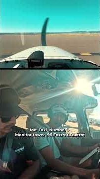 Student Pilot Learning Soft-Field Takeoff 😅😅 in Colorado #shorts