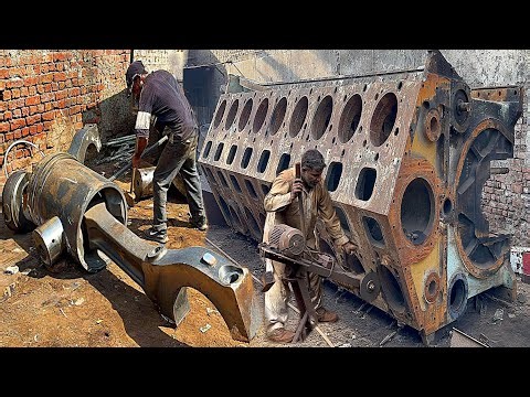 Broken Piston & Engine Block Restoration | Turning Scrap Into Two New Builds