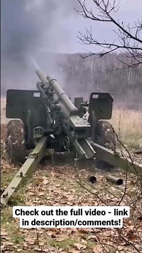 Vintage M101 Howitzers in Action in Ukraine