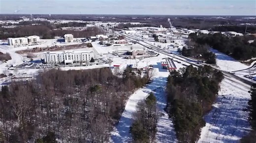 Drone footage shows road conditions around NC 66, Interstate 40 in Forsyth County