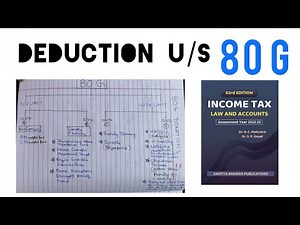 Deduction under section 80G || with solved examples based on 80G || INCOME TAX || B.COM. || 2022-23